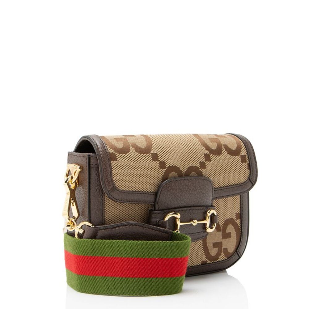 Gucci Jumbo GG Canvas Horsebit 1955 Mini Crossbody - Picture 2 of 13